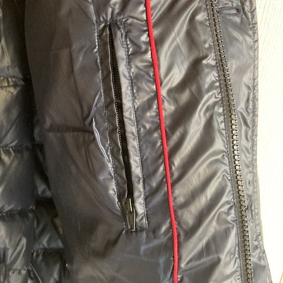 Atelier Noir Rudsak men’s down filled bomber jacket with hood. Dark navy. Size L - Picture 8 of 12